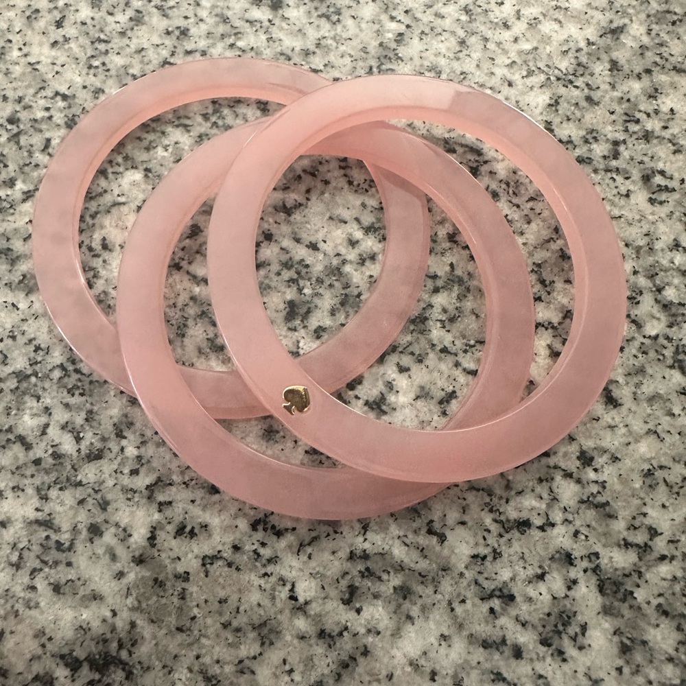 Kate Spade Pink Bangle Set - Picture 2 of 6